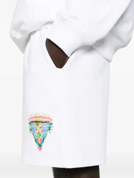 Pantaloni scurți Casablanca alb