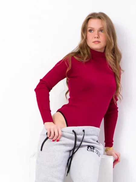 Носи своє Боді Бавовна/еластан червоний