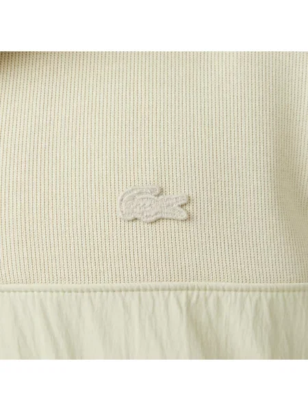 Lacoste Bluza Half Zip Classic Fit beżowa