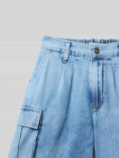 Szorty jeansowe o kroju regular fit z cargo Blue Effect