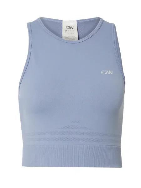 ICANIWILL Športni top Define svetlo modra