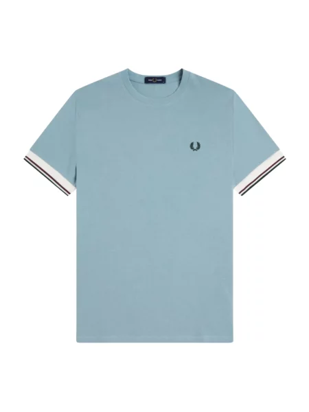 Koszulka Fred Perry ze sznurkiem niebieska