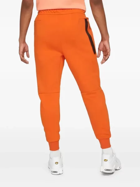 Pantaloni Nike din fleece alergare cu broderie negru