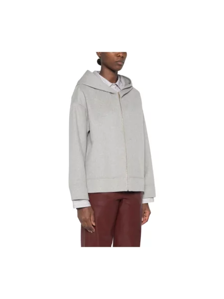 Bluza Max Mara wełniana szara