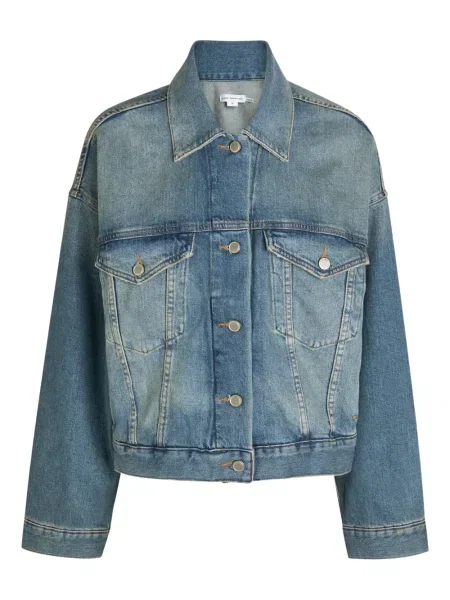 Kurtka jeansowa Good American niebieska