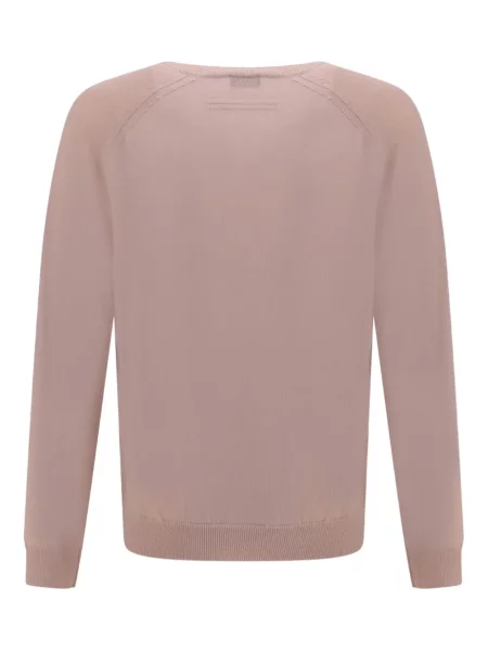 Pulover Zegna cu decolteu în V roz