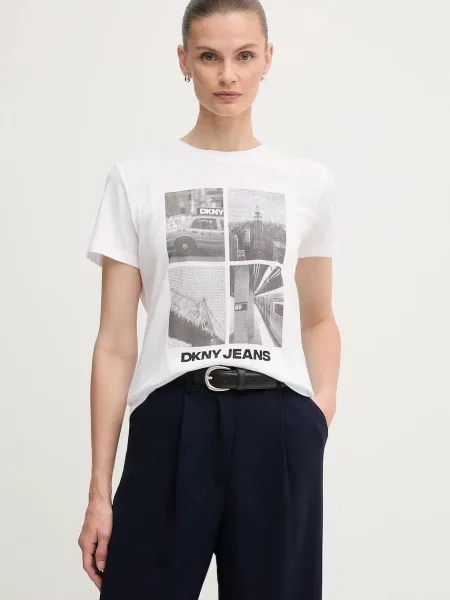 Тениска Dkny дамска бяло