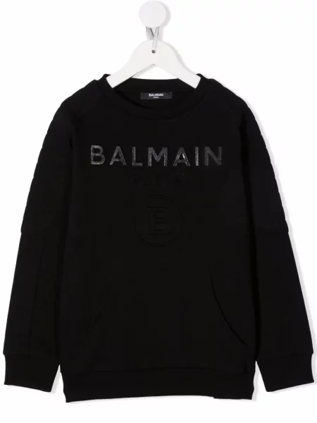 Bluza dziecięca Balmain czarna