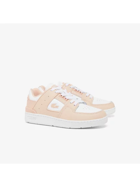 Lacoste Skórzane Sneakersy Court Cage biały