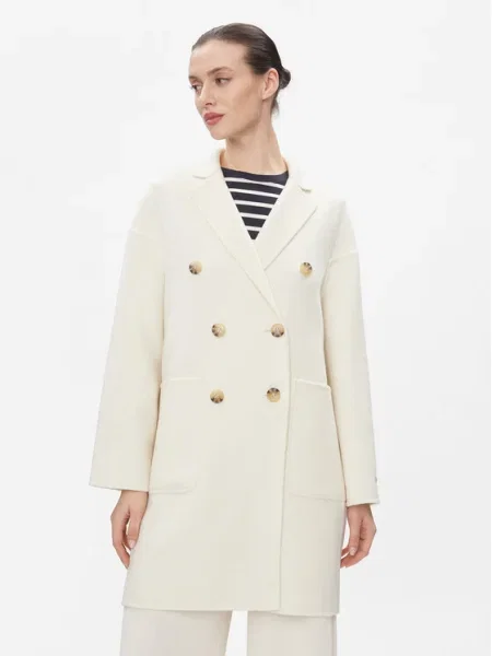 MAX&Co. Palton de lână Riccardo alb