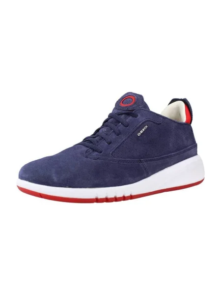 Sneakerși Geox albastru
