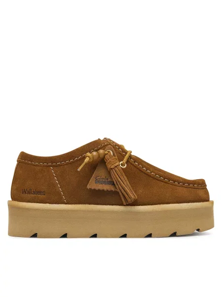 Škornji za sneg Clarks Meare Walla Mid rjava