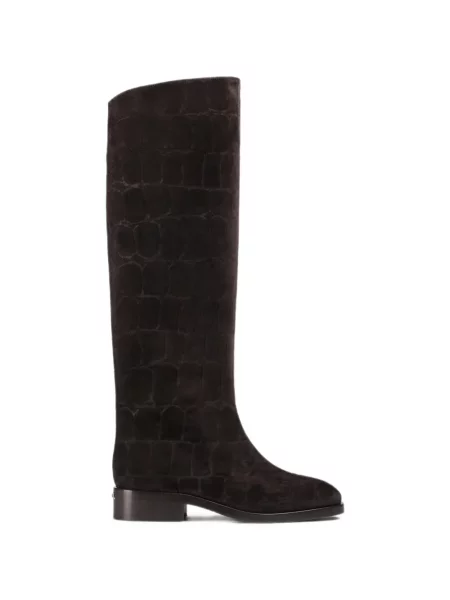 Botine Le Silla din piele de căprioară maro
