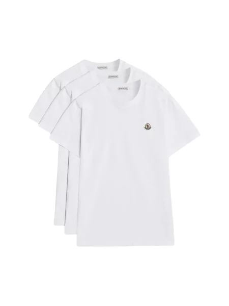 Koszulka Moncler z logo biała