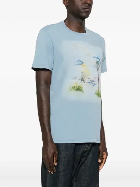 Tricou Marant cu imagine albastru