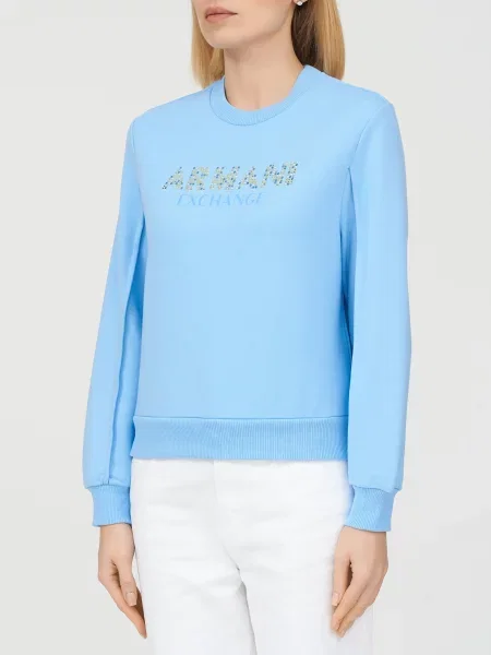 Светр Armani Exchange блакитний
