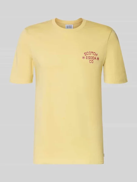 T-shirt z okrągłym dekoltem Scotch & Soda