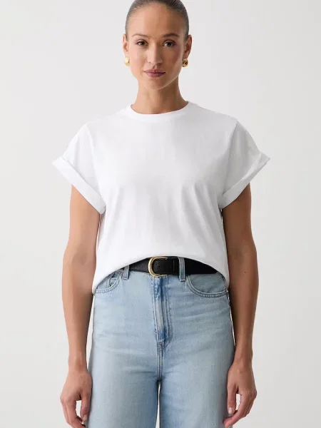 Victoria Beckham tricou pentru femei din Tilly alb