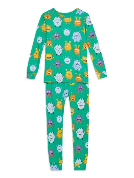 GAP Pijamale HALLOWEEN MONSTER deschis / galben lămâie / verde / portocaliu albastru