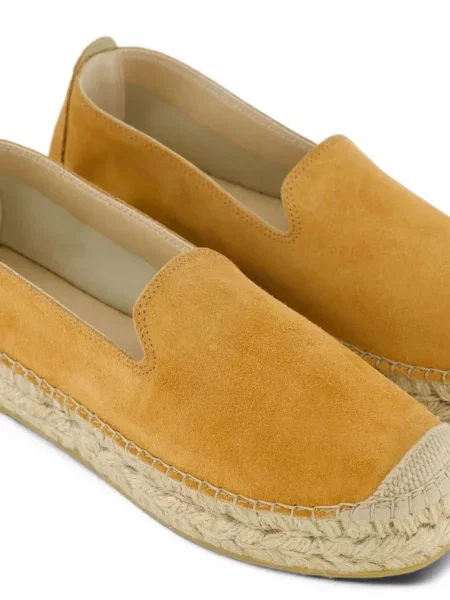 Espadrile Atelier Verdi din piele de căprioară galben