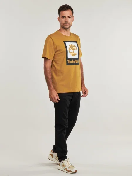 Krátke tričko Timberland žltá