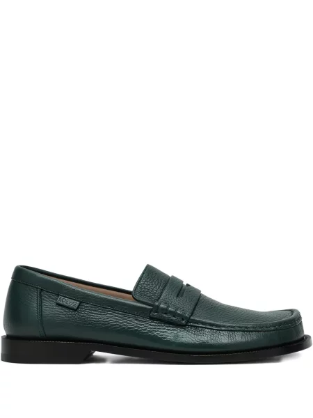 Pantofi loafer Loewe din piele verde