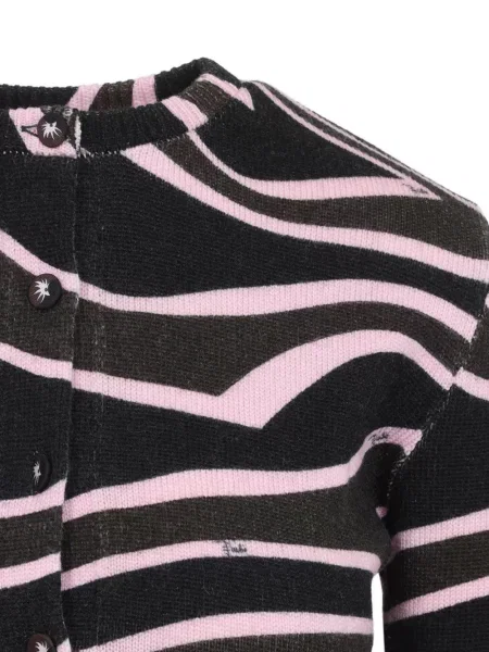 Cardigan Pucci cu imagine negru