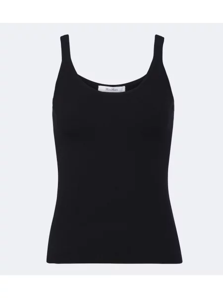 Top Max Mara de lână negru