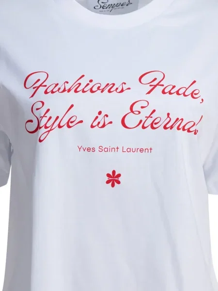 Tricou Semper cu imagine alb