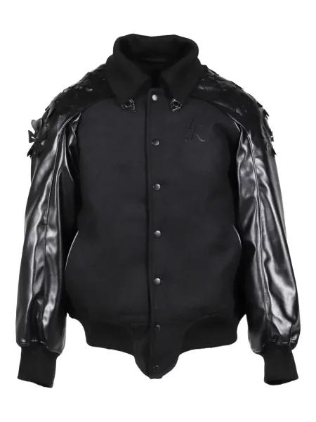 Яке тип бомбър Juntae Kim на цветя черно