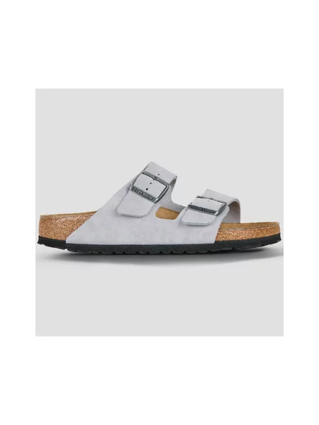 Birkenstock natikači semišasti Arizona Suede Leather vijolična