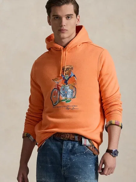 Pulover Polo Ralph Lauren oranžna