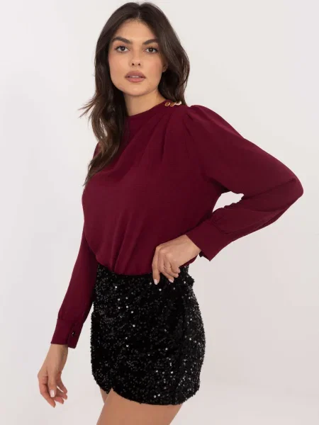 Bluză Italy Moda bordo