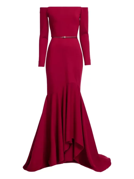 Rochie maxi Elie Saab de costum roșu