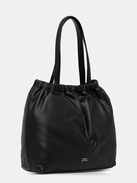 TOMMY HILFIGER Geantă de umăr negru