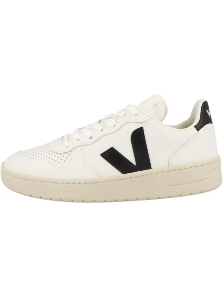 Sneakerși Veja V-10 din piele alb
