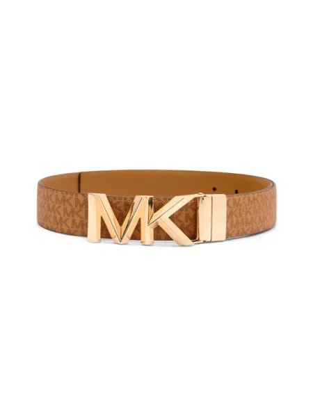 Michael Kors De piele cu două fețe curea bej