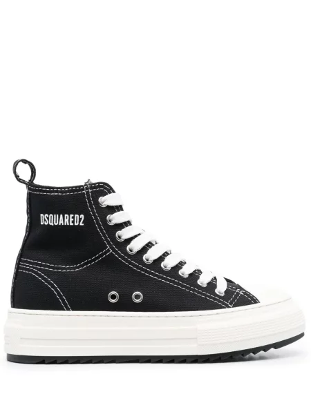 Sneakerși Dsquared2 cu platformă negru