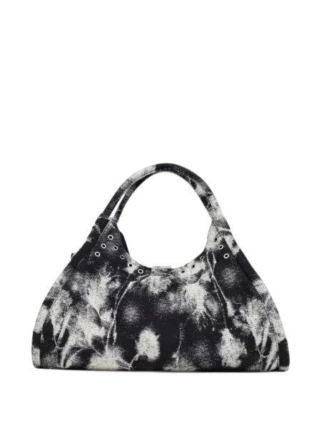 Geantă shopper Desigual cu cataramă negru