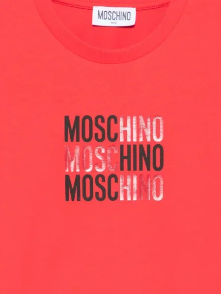 Koszulka dziecięca Moschino czerwona