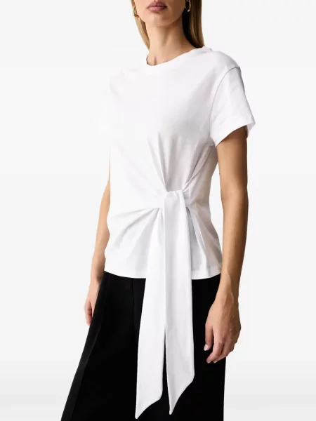 Tricou Karl Lagerfeld cu legături alb