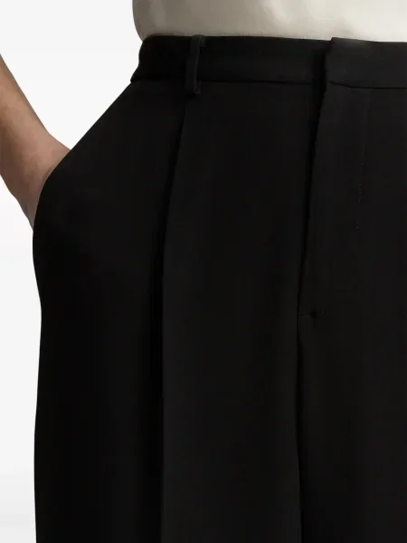 Μάλλινο παντελόνι Ralph Lauren Collection μαύρο