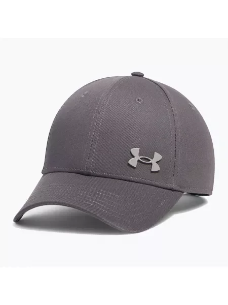 Мъжки Under Armour Sportstyle Metal Регулируема бейзболна шапка castlerock/silver сиво