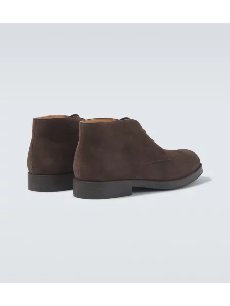 Ghete desert Tod's din piele de căprioară maro