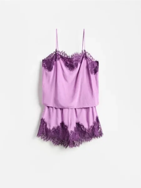 Reserved Pijama din două piese din violet