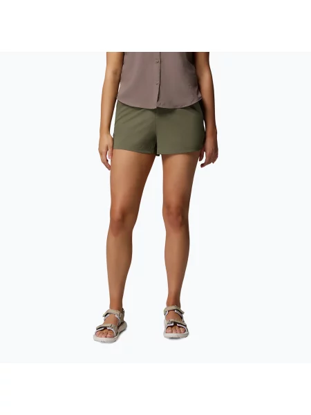 Pantaloni scurți de trekking pentru femei Columbia Shale Ridge stone green verde