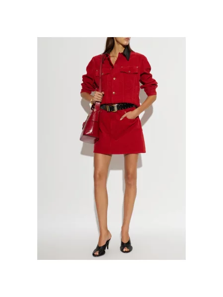 Spódnica mini Versace czerwona
