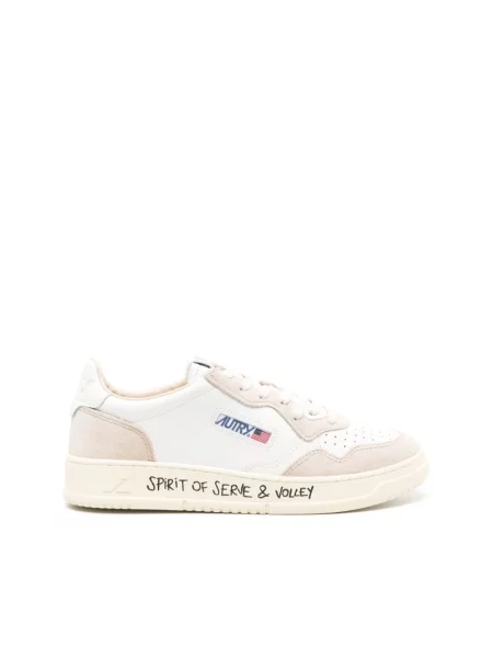 Sneakersy Autry skórzane białe
