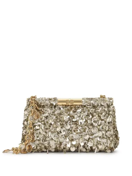 Geantă Dolce & Gabbana auriu