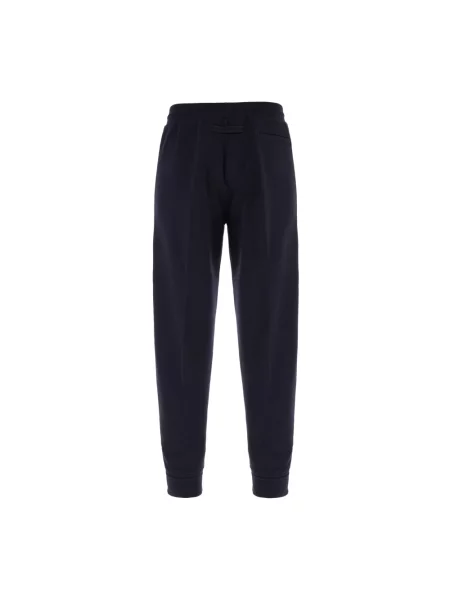 Joggery Zegna wełniane niebieskie